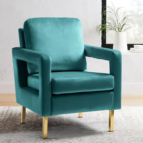 Aniakchak Upholstered Accent Chair In Suede - A Crown Furniture