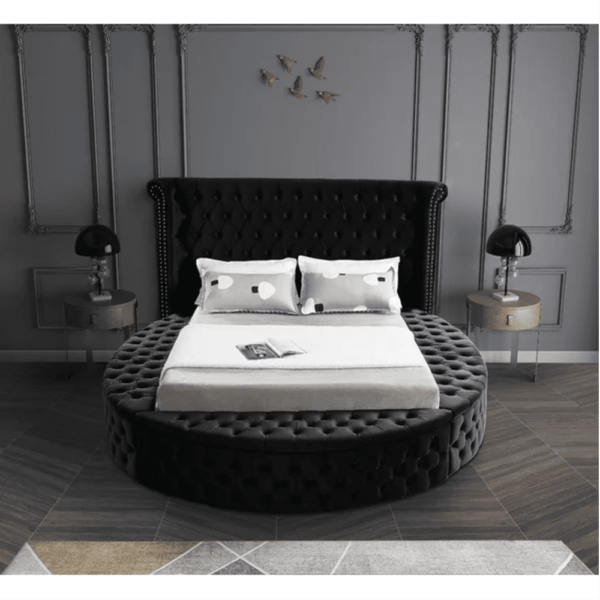 Slipway Tufted Upholstered Low Profile Platform Bed - A Crown Furniture