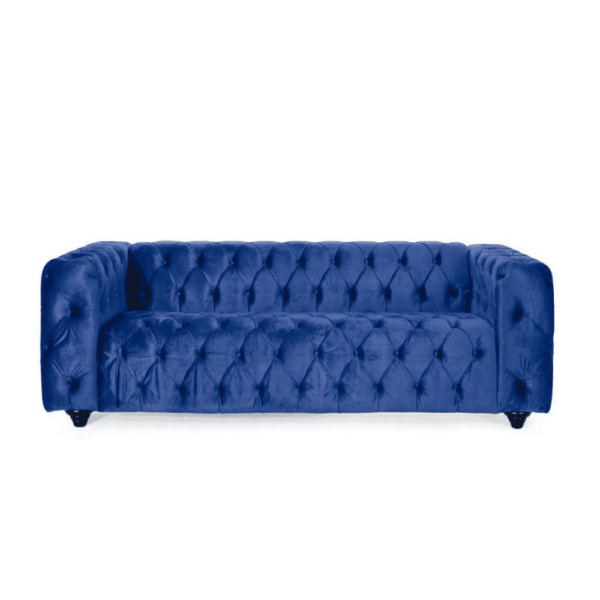 Karsten Velvet Tufted Sofa Set - A Crown Furniture