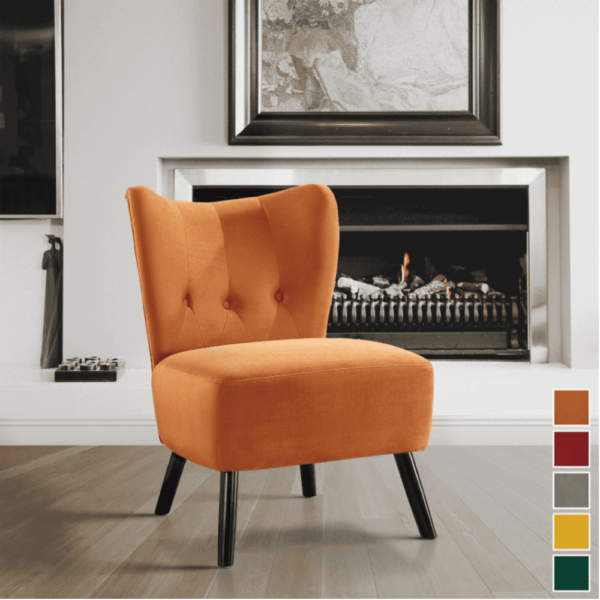 Eden Suede Accent Chair - A Crown Furniture