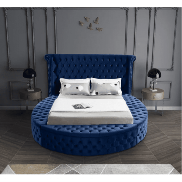 Slipway Tufted Upholstered Low Profile Platform Bed - A Crown Furniture