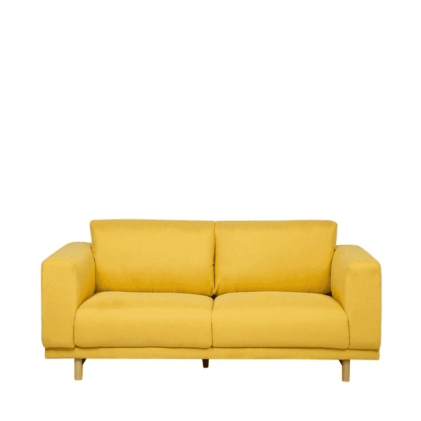 Kaustby Classic Sofa Set In Yellow - A Crown Furniture