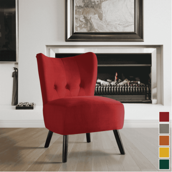 Eden Suede Accent Chair - A Crown Furniture