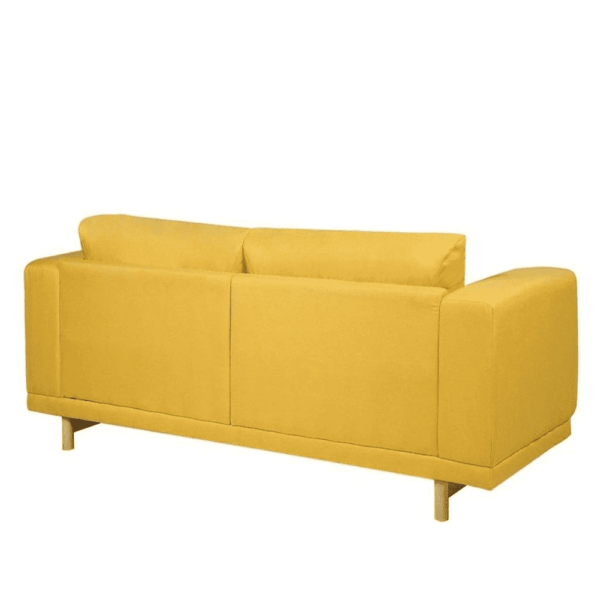 Kaustby Classic Sofa Set In Yellow - A Crown Furniture