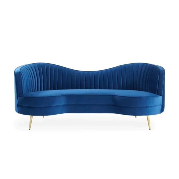 Impuls Premium Upholstered Curved Sofa - A Crown Furniture