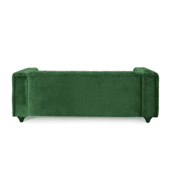 Karsten Velvet Tufted Sofa Set - A Crown Furniture