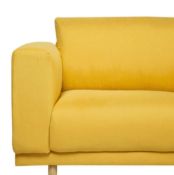 Kaustby Classic Sofa Set In Yellow - A Crown Furniture