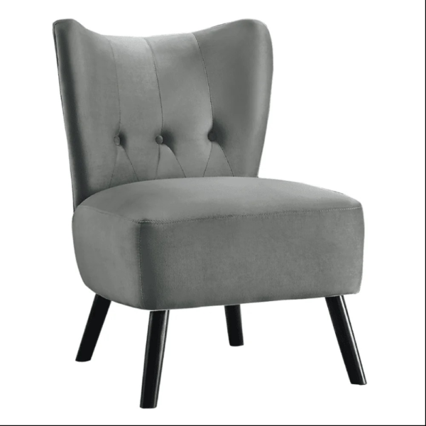 Eden Suede Accent Chair - A Crown Furniture