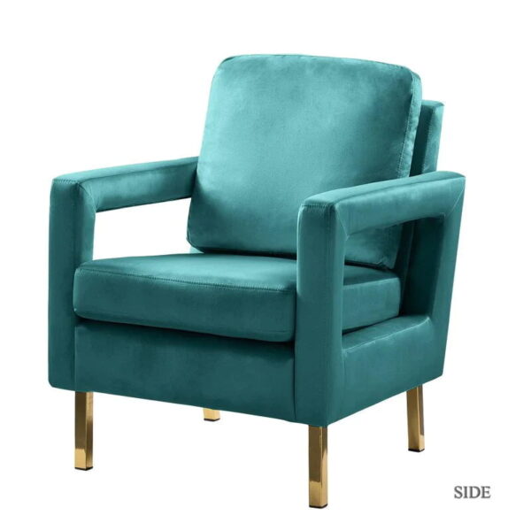 Aniakchak Upholstered Accent Chair In Suede - A Crown Furniture