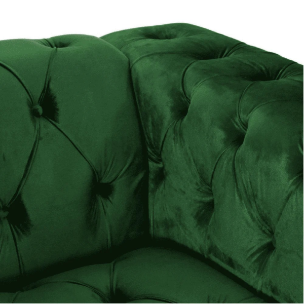 Karsten Velvet Tufted Sofa Set - A Crown Furniture