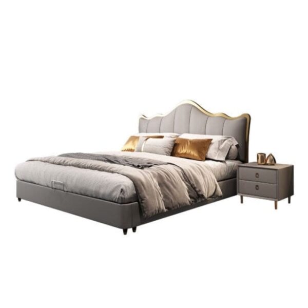 Fhuaran Premium Upholstered Bed With Storage - A Crown Furniture