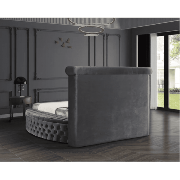 Slipway Tufted Upholstered Low Profile Platform Bed - A Crown Furniture