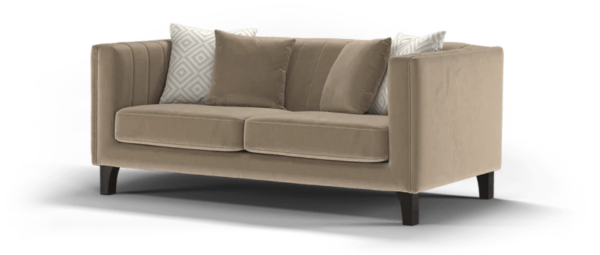 Sune Luxury Sofa Set In Suede - A Crown Furniture