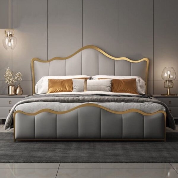 Fhuaran Premium Upholstered Bed With Storage - A Crown Furniture