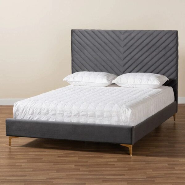 Leech Quilted Bed Without Storage - A Crown Furniture