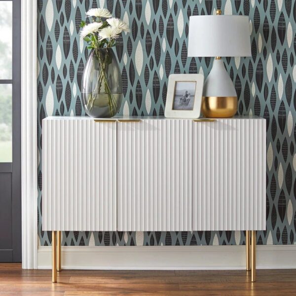 Polaris Luxury Console Table In Pu Polish - A Crown Furniture