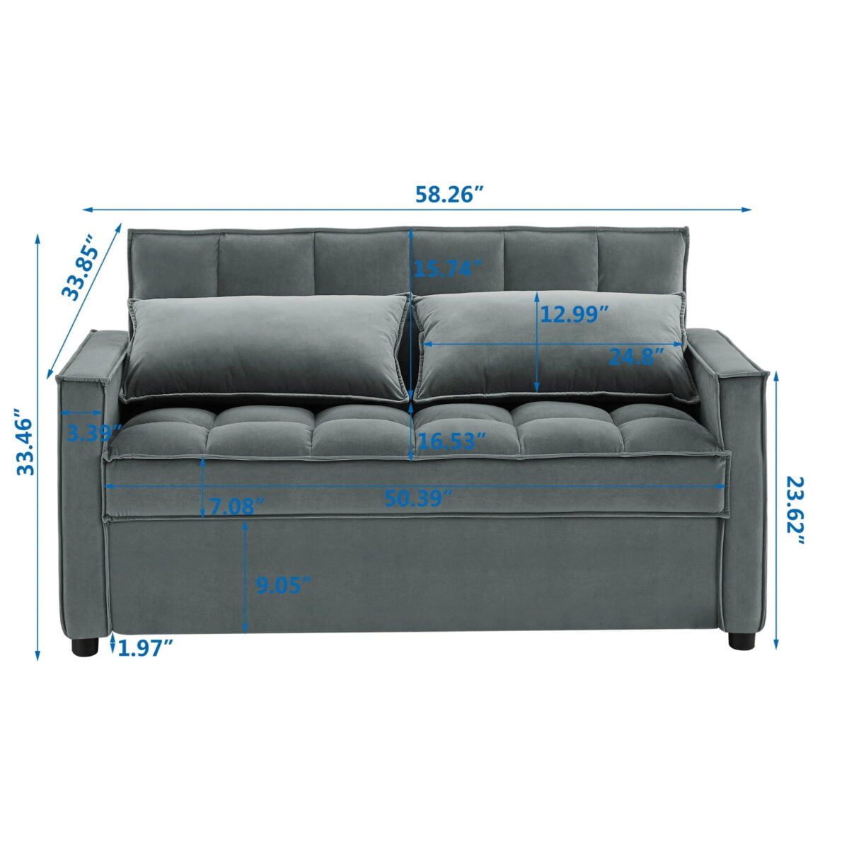 Nexus Luxury Sofa Cum Bed - A Crown Furniture