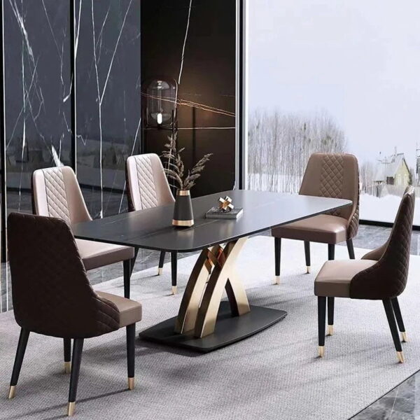 Cuidhe Luxury 4 Seater Dining Table - A Crown Furniture