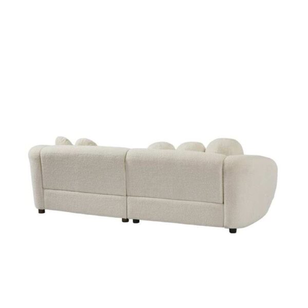 Vinstra Premium Modern Suede Sofa Set - A Crown Furniture