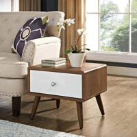 Sugarloaf Bedside Table With 2 Drawers In Laminate - A Crown Furniture