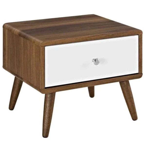 Sugarloaf Bedside Table With 2 Drawers In Laminate - A Crown Furniture