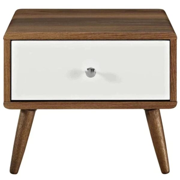 Sugarloaf Bedside Table With 2 Drawers In Laminate - A Crown Furniture