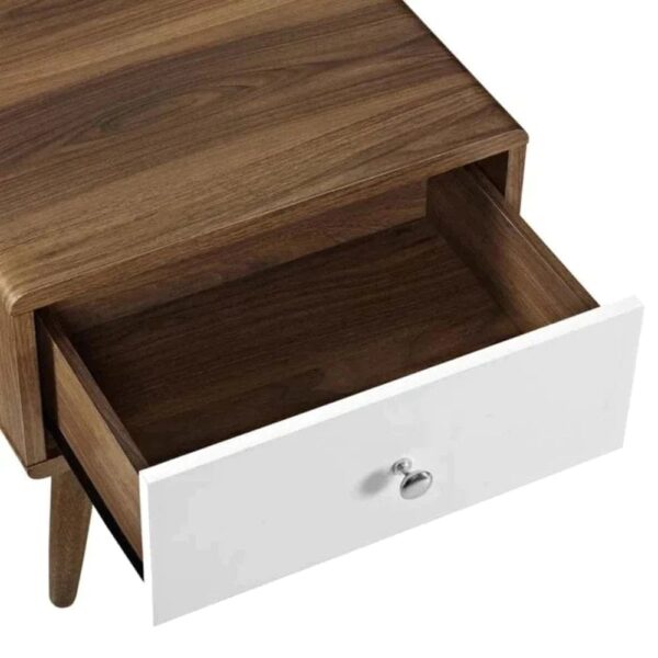 Sugarloaf Bedside Table With 2 Drawers In Laminate - A Crown Furniture