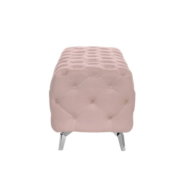 Zen Suede Lounger In Blush Pink Color - A Crown Furniture