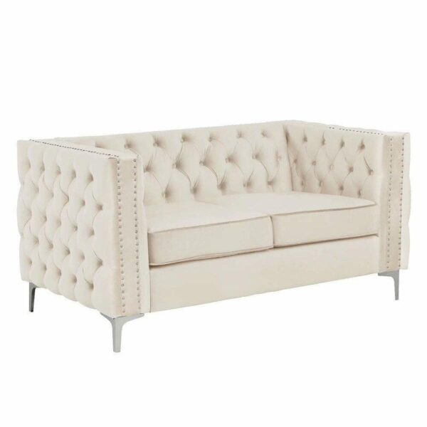 Non Chesterfield Sofa Set - A Crown Furniture