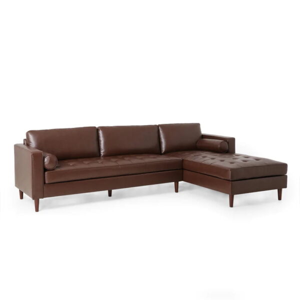 Onfhaidh Sectional Sofa Set In Pu Leatherette - A Crown Furniture