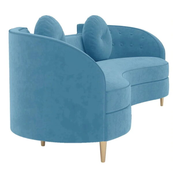 Portis Luxury Modern Suede Sofa Set - A Crown Furniture