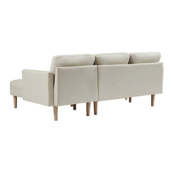 Eacharna Modern Suede Sofa Set In Suede With Setty - A Crown Furniture