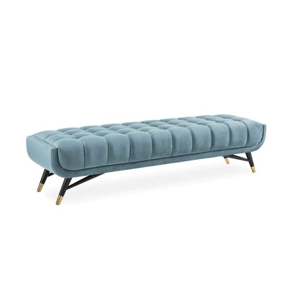 Mhuinidh Line Lounger In Suede - A Crown Furniture