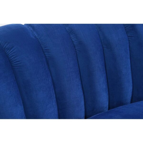 Choise Round Modern Suede Sectional Sofa - A Crown Furniture