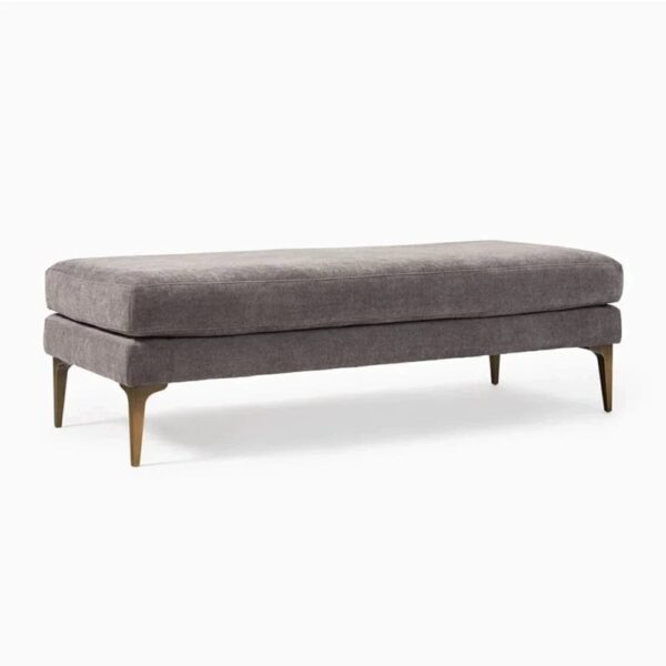 Ecrins Lounger In Suede - A Crown Furniture