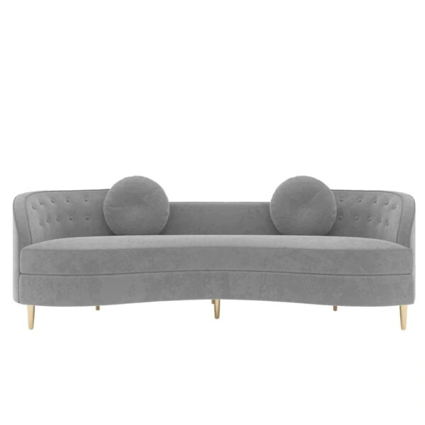 Portis Luxury Modern Suede Sofa Set - A Crown Furniture