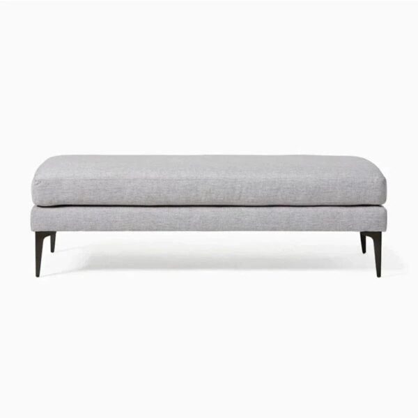 Ecrins Lounger In Suede - A Crown Furniture