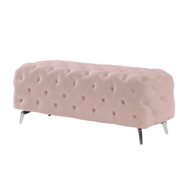 Zen Suede Lounger In Blush Pink Color - A Crown Furniture