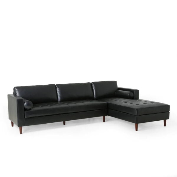 Onfhaidh Sectional Sofa Set In Pu Leatherette - A Crown Furniture