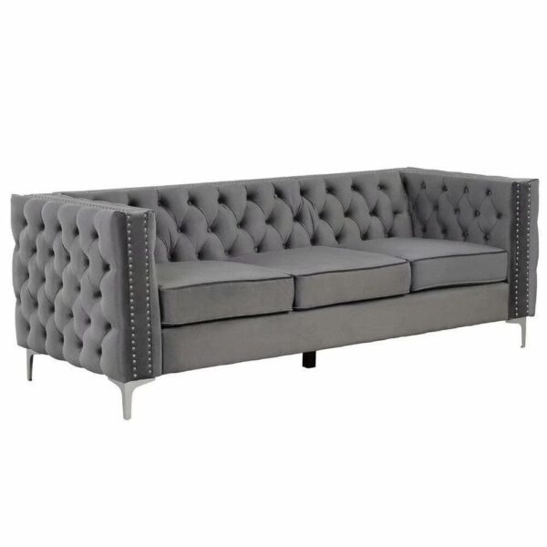 Non Chesterfield Sofa Set - A Crown Furniture