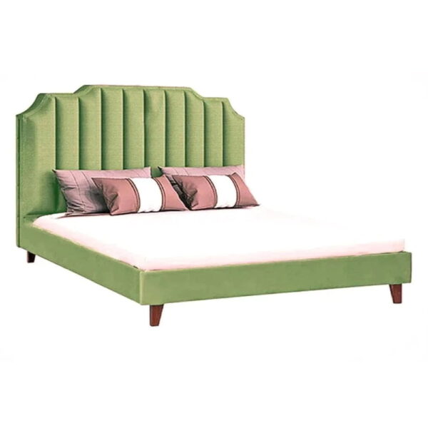 Sheyenne Upholstered Without Storage Bed In Suede - A Crown Furniture