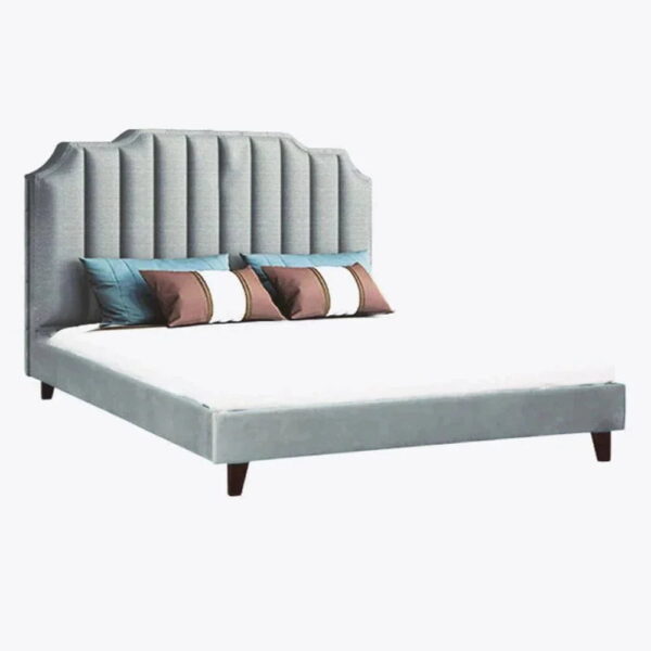 Sheyenne Upholstered Without Storage Bed In Suede - A Crown Furniture