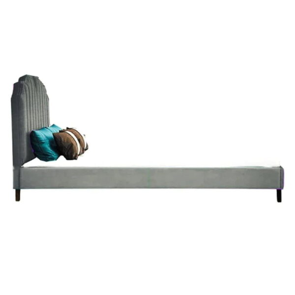 Sheyenne Upholstered Without Storage Bed In Suede - A Crown Furniture