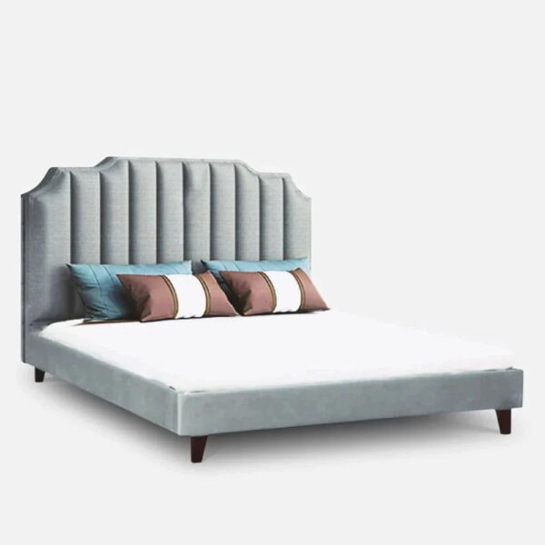 Sheyenne Upholstered Without Storage Bed In Suede - A Crown Furniture