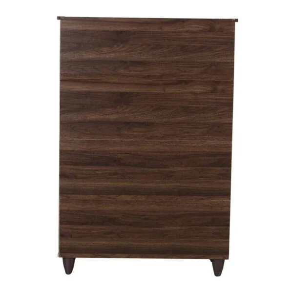 Utopia 4 Door Shoe Cabinet In Columbia Walnut Finish - A Crown Furniture