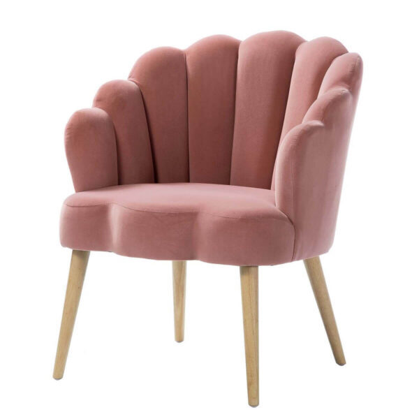 Gaugin Upholstered Arm Chair In Velvet - A Crown Furniture