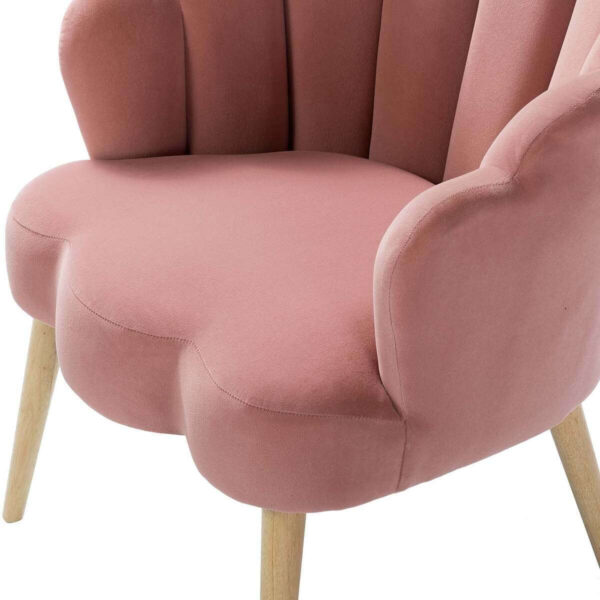 Gaugin Upholstered Arm Chair In Velvet - A Crown Furniture