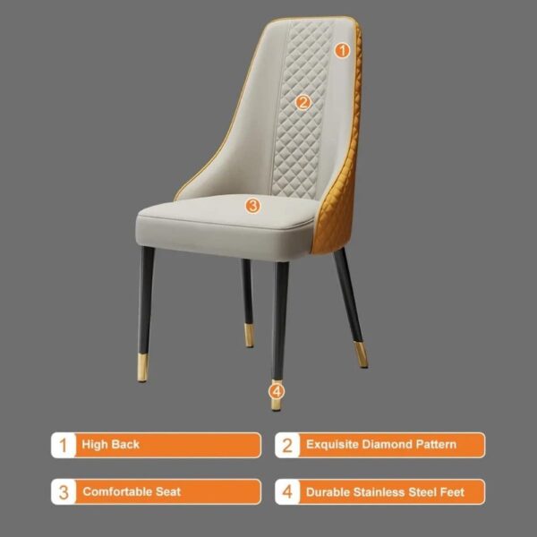 Nan Upholstered Dining Chair - A Crown Furniture